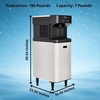 image:imageCountertop Commercial Nugget Ice Maker by Scotsman196lbDay w Cabinet Base