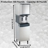image:imageCountertop Commercial Nugget Ice Maker by Scotsman260lbDay w Stand