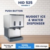 image:imageScotsman Meridian PushButton Countertop Nugget Ice Maker amp Water Dispenser  500 lbDay 40 lb Storage Bin Stand wDoor500 lb  Day  25 lb Storage  Stand w Door