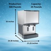 image:imageScotsman Meridian Touchfree Countertop Nugget Ice Maker amp Water Dispenser  260 lbDay 12 lb Storage Bin Stand500 lb  Day  25 lb Storage
