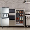 image:imageScotsman Meridian Touchfree Countertop Nugget Ice Maker amp Water Dispenser  260 lbDay 12 lb Storage Bin Stand500 lb  Day  40 lb Storage  Stand w Door