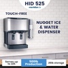 image:imageScotsman Meridian Touchfree WallMounted Nugget Ice Maker amp Water Dispenser  500 lbDay 25 lb Storage Bin500 lb  Day  25 lb Storage