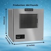 image:imageScotsman Prodigy Elite Medium Cube 22 Ice Maker  464 lbDay464 lb  Day  No Storage