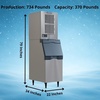 image:imageScotsman Prodigy Elite Medium Cube 22 Ice Maker  464 lbDay734 lb  Day  370 lb Storage