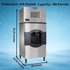 image:imageScotsman Prodigy Elite Medium Cube 30 Ice Maker  476 lbDay 180 lb Hotel Bin 208V476 lb  Day  180 lb Ice  Water Bin