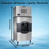 image:imageScotsman Prodigy Elite Medium Cube 30 Ice Maker  476 lbDay 180 lb Hotel Bin 208V582 lb  Day  180 lb Ice  Water Bin