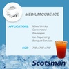 image:imageScotsman Prodigy Elite Medium Cube 30 Ice Maker  582 lbDay365 lb  Day  344 lb Storage