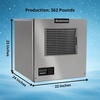 image:imageScotsman Prodigy Elite Small Cube 22 Ice Maker  464 lbDay362 lb  Day  No Storage