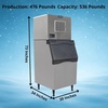 image:imageScotsman Prodigy Elite Small Cube 30 Ice Maker  921 lbDay 208V476 lb  Day  536 lb Storage