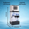 image:imageScotsman Prodigy Plus H2 Nugget 22 Ice Maker  375 lbDay 150 lb Countertop Dispenser375 lb  Day  150 lb Ice  Water Dispenser
