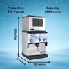 image:imageScotsman Prodigy Plus H2 Nugget 22 Ice Maker  375 lbDay 150 lb Countertop Dispenser375 lb  Day  200 lb Ice Dispenser