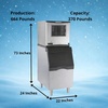 image:imageScotsman Prodigy Plus H2 Nugget 22 Ice Maker  644 lbDay644 lb  Day  370 lb Storage