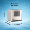 image:imageScotsman Prodigy Plus H2 Nugget 22 Ice Maker  644 lbDay644 lb  Day  No Storage