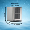 image:imageScotsman Prodigy Plus Nugget 22 Ice Maker  430 lbDay956 lb  Day  No Storage