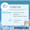 image:imageScotsman Undercounter Flake Ice 15 Ice Maker  142 lbDay 36 lb Storage Bin216 lb  Day  57 lb Storage