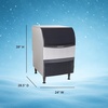 image:imageScotsman Undercounter Nugget Ice 24 Ice Maker  340 lbDay 80 lb Storage Bin340 lb  Day  80 lb Storage