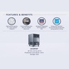 image:imageScotsman Undercounter Gourmet Cube 18 Ice Maker  95 lbDay 33 lb Storage Bin