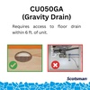 image:imageScotsman Undercounter Gourmet Cube 50 Ice Maker  65 lbDay 26 lb Storage Bin Pump DrainGravity Drain