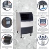 image:imageScotsman Undercounter Medium Cube 15 Ice Maker  80 lbDay 36 lb Storage Bin100 lb  Day  57 lb Storage  Medium Cube