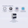 image:imageScotsman Undercounter Small Cube 24 Ice Maker  282 lbDay 80 lb Storage Bin282 lb  Day  80 lb Storage  Small Cube