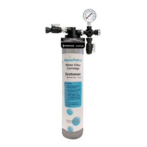 image:imageScotsman AP1P AquaPatrol Plus Single Water Filtration System Ice Machine Filter Removes Sediment and Odor Compact Design NSF Certified Silver Scotsman Ice Maker Parts for Beverage Equipment